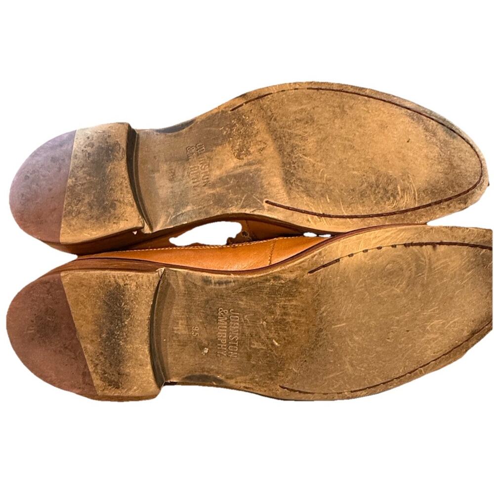 Johnston & Murphy Conrad Men’s 9.5M Oxford Burnished Leather Dress Shoe 20-3312 - Picture 6 of 6